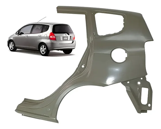 FOLHA RETALHO LATERAL TRASEIRA HONDA FIT 2003 2008 ESQUERDA