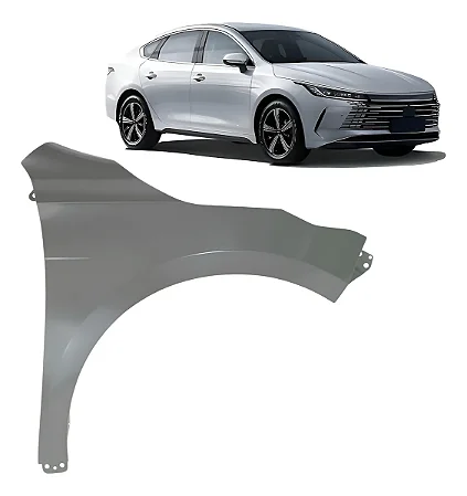 Paralama Dianteiro Passageiro BYD KING 2024 2025 2026 DIREITO