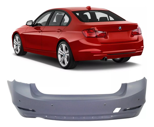 Parachoque Traseiro Bmw 320i 328i 2012 2013 2015 Furo Sensor