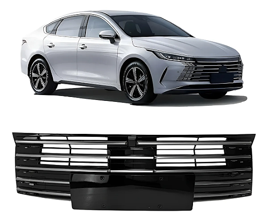 Grade Parachoque Dianteiro Black Piano BYD King 2024 2025 2026 HA2HK-2803112