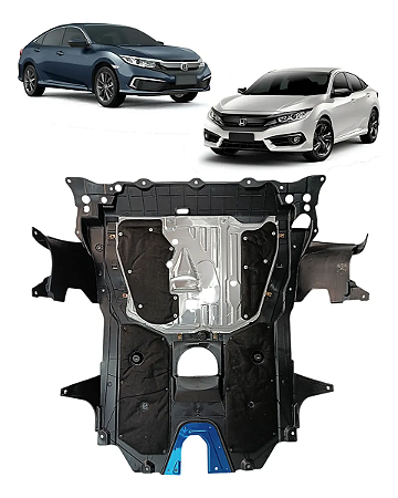 Protetor De Carter Inferior Honda Civic 2017 2018 2020 2021