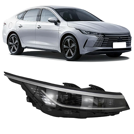FAROL LED DIANTEIRO BYD KING 2024 2025 LADO DIREITO'