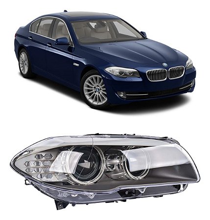 Farol Bmw Serie 5 523i 528i 535i 550i M5 2010 2011 2012 2013 Direito Passageiro