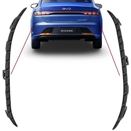PAR FRISO ACABAMENTO PARACHOQUE TRASEIRO BYD KING 2024 2025