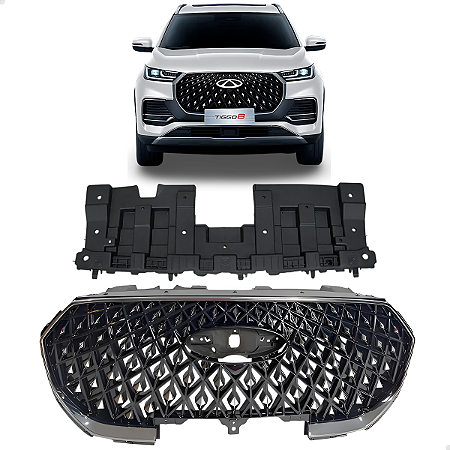 Grade Dianteira Diamond Tiggo 8 Pro 2025 2026 Novo Original