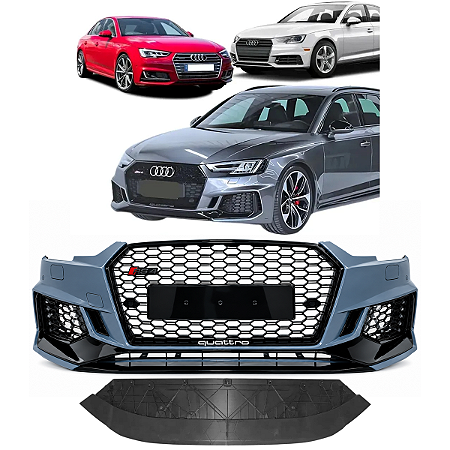 Parachoque Dianteiro Body Kit Rs4 Para Audi A4 2017 2018 2019