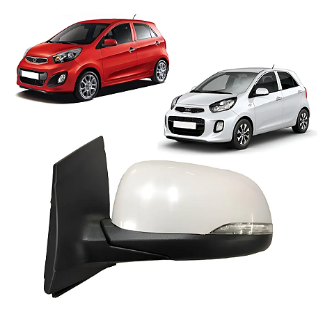 Retrovisor Kia Picanto 2012 13 14 15 2017 Elétrico C Pisca