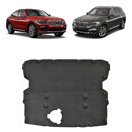 Protetor De Carter Inferior Bmw X3 X4 2018 2019 2020 2021 2022 2023 2024