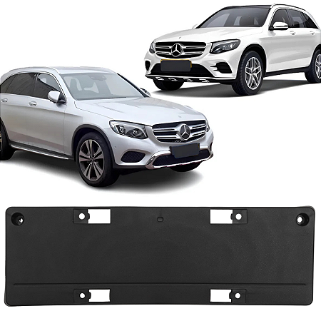 SUPORTE DE PLACA PARACHOQUE MERCEDES GLC 250 2016 2017 2018