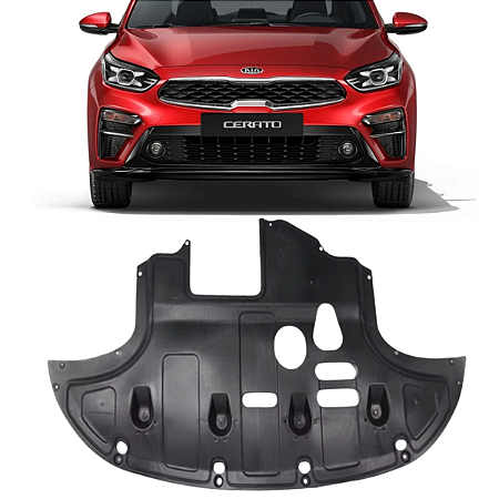 PROTETOR DEFLETOR DE CARTER DIANTEIRO KIA CERATO 2019 2021