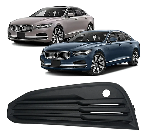 Grade Farol Milha Dianteira Volvo S90 2021 2022 2023 2024 Esquerdo Motorista