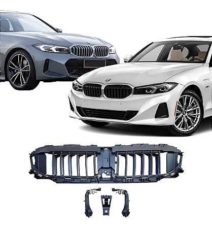 Suporte Grade Dianteira Bmw 320i 330e M Sport Gp 2023 2024 Fosco