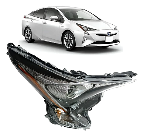 Farol Led Dianteiro Toyota Prius 2016 2017 2018 Direito Passageiro