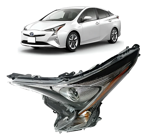 Farol Dianteiro Motorista Toyota Prius 2016 2017 2018 C Led Esquerdo Motorista