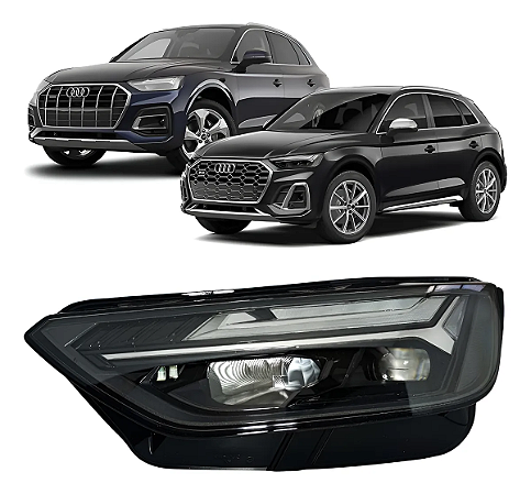 Farol Led Dianteiro Audi Q5 S Line 2021 2022 2023 2024 2025 Esquerdo Motorista