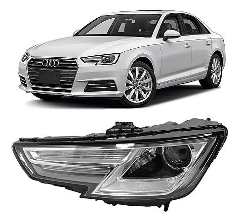 Farol Led Xenon Audi A4 2016 2017 2018 2019 Esquerdo Motorista