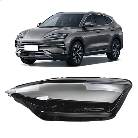Lente Farol Frontal Byd Song Plus Premium 2024 2025 Esquerdo Motorista