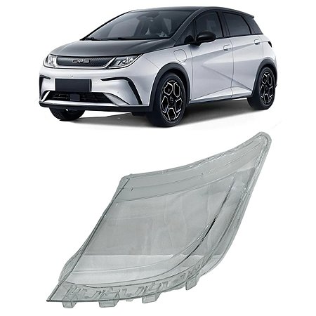 Lente Farol Byd Dolphin 2023 2024 2025 Lado Esquerdo Motorista