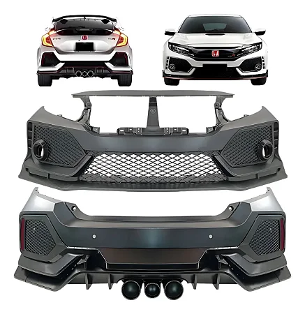 Body Kit Parachoque Civic G10 2017 2018 2019 2020 2021 Type R