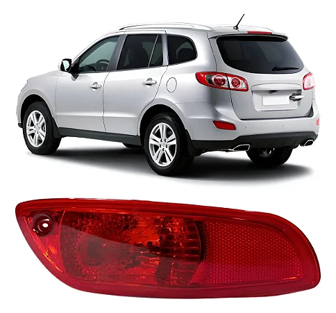 Lanterna Traseira Refletor Santa Fé 2010 2011 2012 Esquerdo Motorista