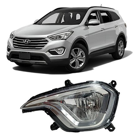 FAROL DE MILHA GRAND SANTA FÉ 2013 2014 2015 2016 ESQUERDO