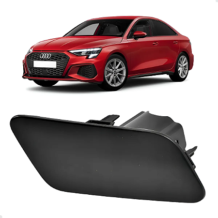 Tampa Esguicho Farol Parachoque A3 Sedan 2021 2024 Esquerdo Motorista