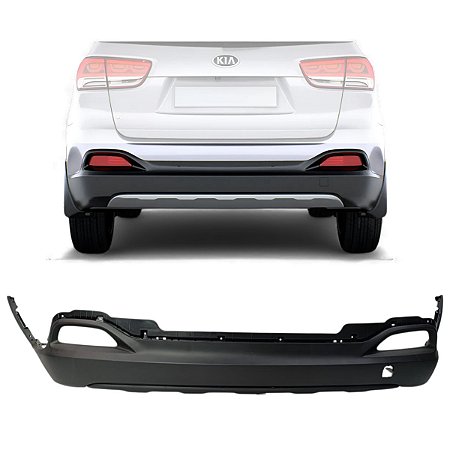 KIT PARACHOQUE TRASEIRO COM SPOILER SORENTO 2016 2017 2018