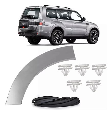 Friso Alargador Paralama Traseiro Pajero Full 2008 2021 Ld