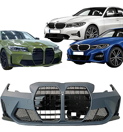 Body Kit Parachoque Dianteiro Bmw G80 M3 Para G20 320i 2019 2020 2021 2022