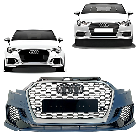 Body Kit Dianteiro Rs3 Para Audi A3 2017 2018 2019 2020 2021