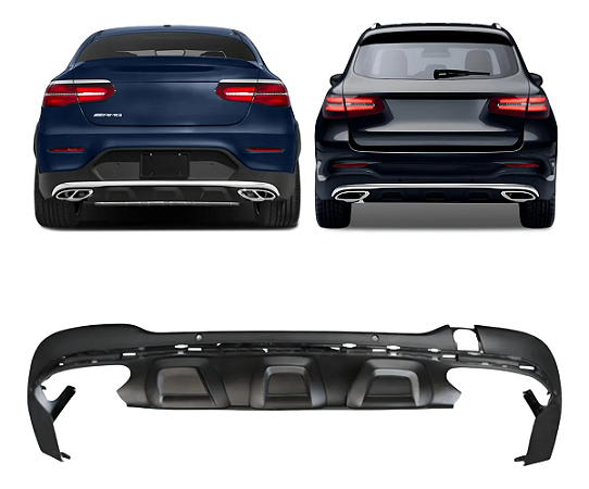 Spoiler Traseiro Mercedes Glc250 Glc300 Glc350 Glc43 Amg Glc63 Amg 2017 2018 2019 2020