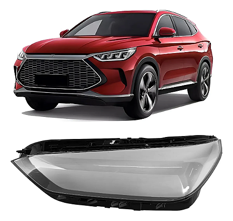 Lente Farol Dianteiro Byd Song Plus 2023 2024 2025 Esquerdo Motorista