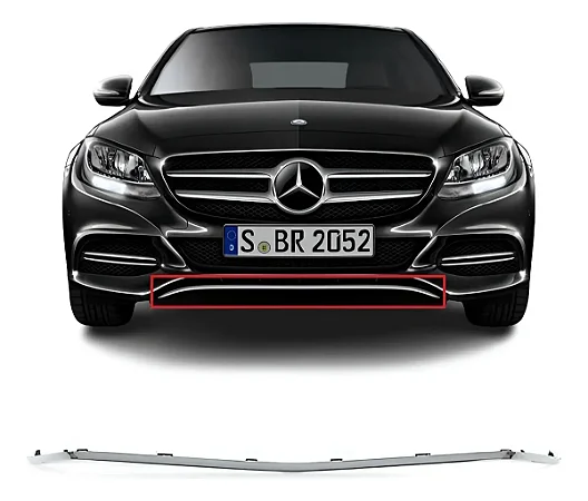 Friso Inferior Central Dianteiro C180 Avantgarde 2015 2016 2017 A2058853123