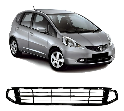 Grade Central Inferior Parachoque Honda Fit 2009 2010 2011 2012