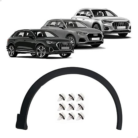 Friso Alargador Paralama Preto Audi Q3 2023 2024 2025 Direito Passageiro