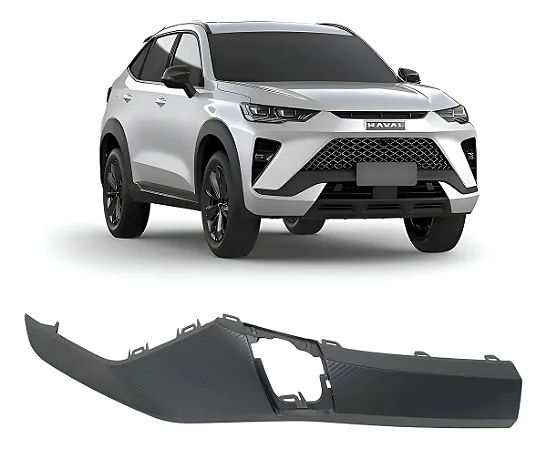 Moldura Parachoque Dianteiro Gwm Haval H6 GT 2023 2024 2025 Lado Direito