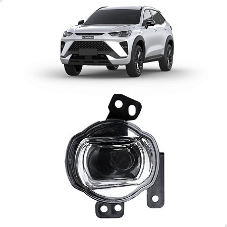 Farol Milha Led Dianteiro Gwm Haval H6 GT 2023 2024 2025 Lado Esquerdo Motorista
