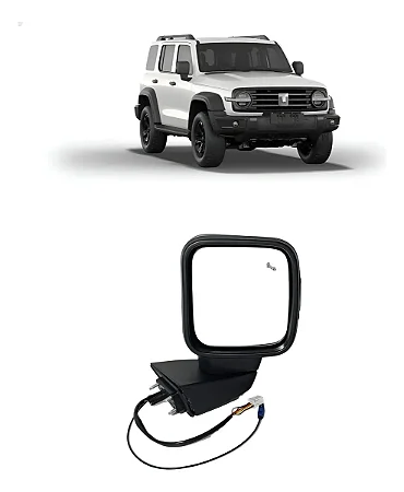 Retrovisor Elétrico Dianteiro Gwm Tank 300 2025 2026 Lado Direito Passageiro