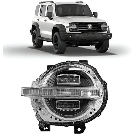 Farol Dianteiro Led Gwm Tank 300 2025 2026 Lado Direito Passageiro