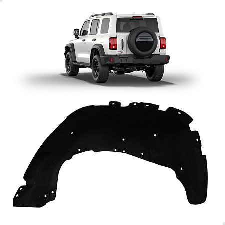 Parabarro Traseiro GWM Haval Tank 300 2025 2026 Lado Esquerdo Motorista