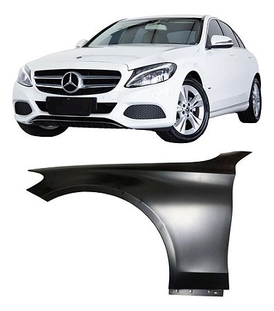 Paralama Dianteiro Mercedes C180 C200 15 2020 2021 Esquerdo