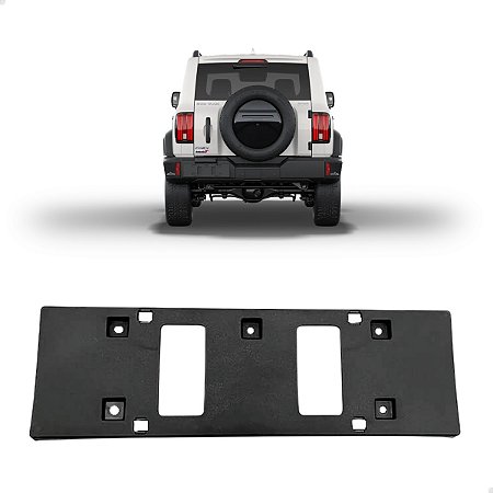 Suporte Placa Parachoque Traseiro Gwm Tank 300 2025 2026 2808100xkm01a Novo