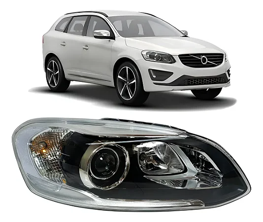 Farol Xenon Frontal Volvo Xc60 R Design 2014 2015 2016 2017 Direito Passageiro 31410609
