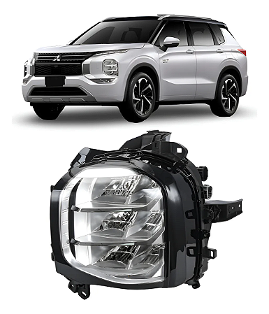 Farol Dianteiro Outlander Phev 2025 2026 Lado Esquerdo Motorista 8301D879