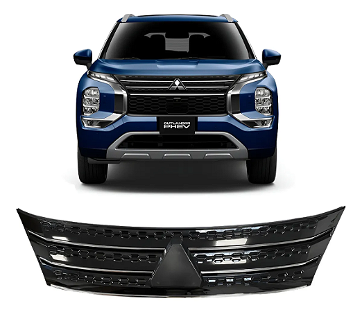 Grade Superior Dianteira Outlander Phev 2025 2026 Novo Preto 7450B582 7450B584