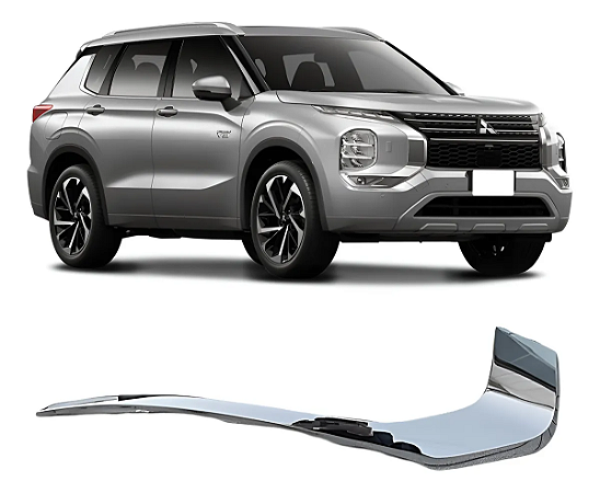 Friso Parachoque Dianteiro Outlander Phev 2025 2026 Cromado Direito Passageiro 6407A462