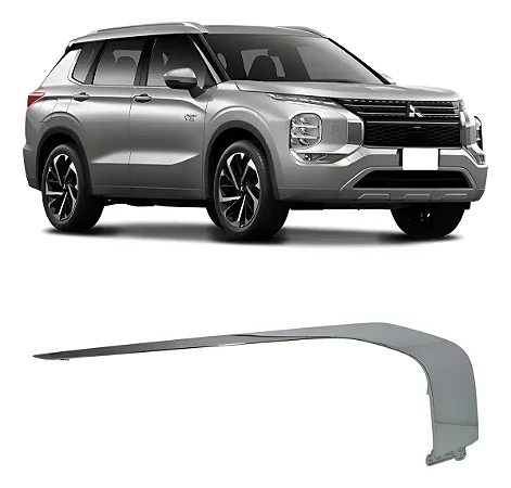 Friso Parachoque Dianteiro Outlander Phev 2025 2026 Cromado Direito Passageiro 6407A462
