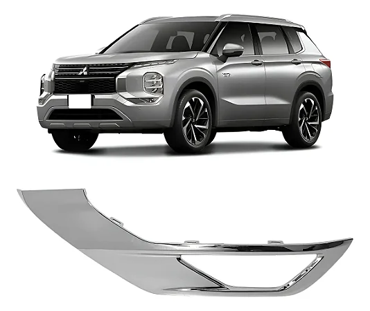 Friso Inferior Frontal Outlander Phev 2025 2026 Esquerdo Motorista Cromado 6407A457