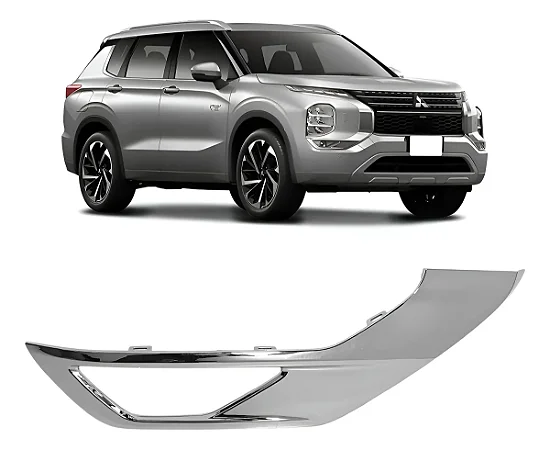 Friso Inferior Parachoque Outlander Phev 2025 2026 Cromado Direito Passageiro 6407A458