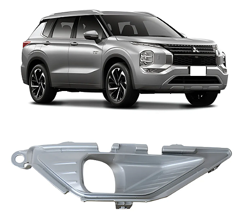 Grade Tela Moldura Farol Milha Outlander Phev 2025 2026 Direito Passageiro